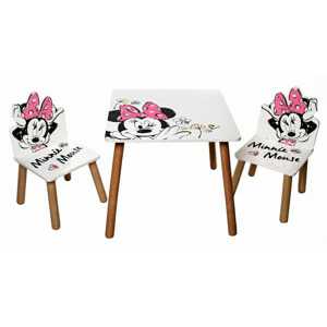 Arditex Dětský stůl s židlemi Minnie Mouse STAR0577