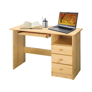 Dřevěný psací stůl TRINITY typ 1