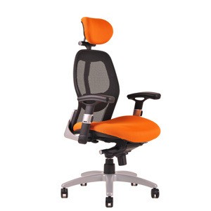Ergonomická kancelářská židle na kolečkách Office Pro SATURN – s područkami