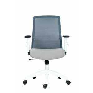 Kancelářská židle na kolečkách Antares NOVELLO WHITE – s područkami