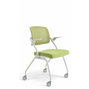 Konferenční židle na kolečkách Bestuhl U20 WHITE — více barev