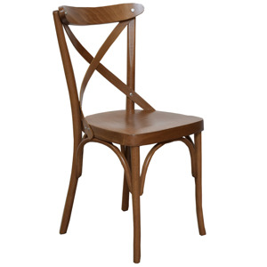 Form Wood Hnědá buková jídelní židle Shelby