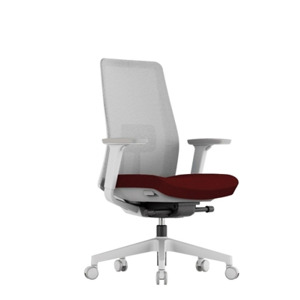 Kancelářská ergonomická židle OFFICE PRO K10 W — více barev Červená