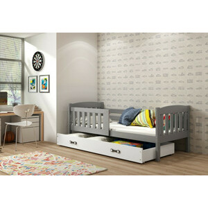 Expedo Dětská postel FLORENT P1 + úložný prostor + matrace + rošt ZDARMA