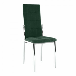 Tempo Kondela Židle ADORA NEW - smaragdová látka / kov