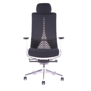 Kancelářská ergonomická židle Sego EGO WHITE — černá/bílá