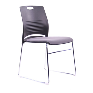 Jednací stohovatelná židle Sego STREAM – čalouněný sedák