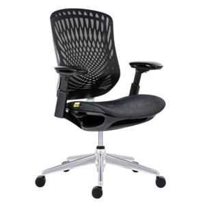 Kancelářská ergonomická židle Antares BAT NET PERF — černá