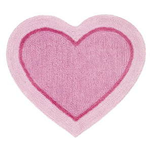Růžový dětský koberec ve tvaru srdce Catherine Lansfield Heart