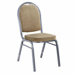Tempo Kondela Židle JEFF 2 NEW - béžová látka / šedý rám