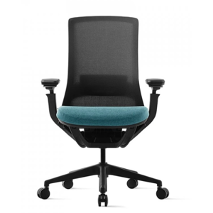 Kancelářská ergonomická židle ROLY BLACK - síťovina