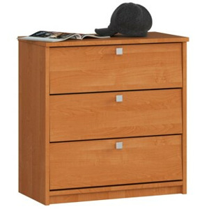 Ak furniture Botník Mini 60 cm - 3 dvířka olše
