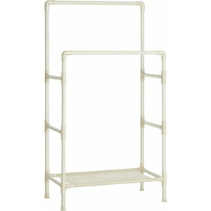 SONGMICS Dvojitý šatní věšák Lucaro 157 cm bílý