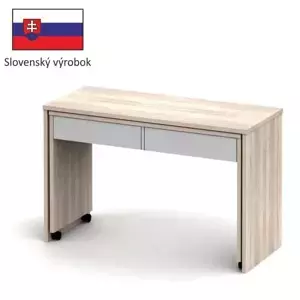 Tempo Kondela PC stůl VERSAL NEW - dub sonoma / bílá
